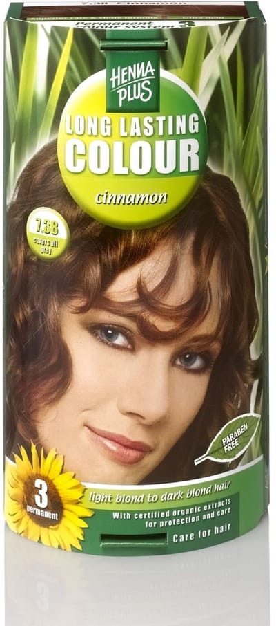 Hennaplus Long Lasting Colours 7.38 Cinnamon - Haarverf
