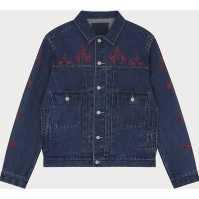 Paul Smith Western Jacket Colour Wash Maat: M | Spijkerjassen Outlet | Heren | Blauw