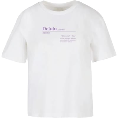 Dames-T-shirt Miss Tee Delulu Definition