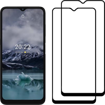 Smartphonica 2 Stuks Screenprotector Geschikt voor Nokia G11 - Full Cover Tempered Glass - Gehard glas Geschikt voor Nokia G11 geschikt voor Nokia G11