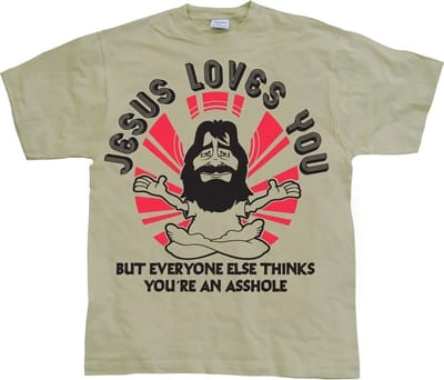 Hybris Jesus Loves You, But Everybody Else... Khaki
