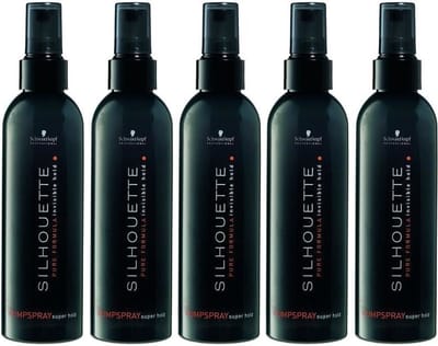5x Schwarzkopf Silhouette Super Hold Pumpspray 200ml