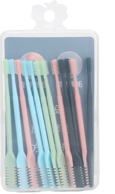 Allecto - Neushaarreiniger - Draagbare neushaartrimmer - Veilig en voorzichtig trimmen - Dubbelzijdig - Voor mannen en vrouwen - 12 stuks
