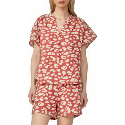 Q/S designed by - Dames bloes - Maat 36 - Vrouwen - 20A1 ORANGE - katoen