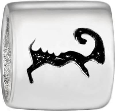 Quiges - 925 - Zilveren - Bedels -Sterling zilver - Beads - Horoscoop Ram Kraal Charm - Geschikt – voor - alle bekende merken - Armband Z151