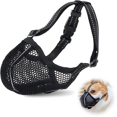Dailygoods - Comfortabele en lichte muilkorf voor honden, verstelbaar en veilig