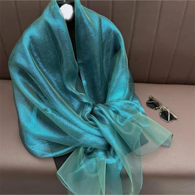 Zijde Wol Sjaal Voor Vrouwen Effen Sjaals Sjaals Wraps Pashmina Hijab Foulard Femme Strand Sjaals Bandana Luxe Poncho 200x70cm gray