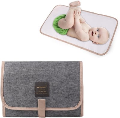 Draagbare Aankleedmat voor Baby's - Opvouwbaar en Waterdicht, Ideaal voor Onderweg - 58,5 x 30,5 cm