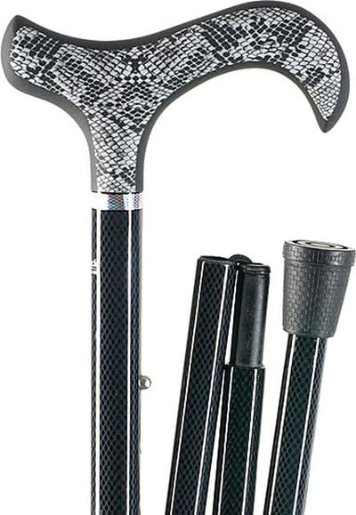 Gastrock Opvouwbare Wandelstok Exotik - Carbon wandelstok - Lichtgewicht - verstelbaar tussen 84 - 94 cm