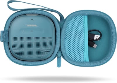 Hard Case voor Bose SoundLink Micro Speaker - Bescherming, Draagbaar en Stijlvol in Blauw