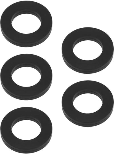 Dailygoods- Afdichting Ring 5 Stuks - Rubber - Hoogwaardige Kwaliteit - Duurzaam - Eenvoudige Installatie - 19 x 11 x 3 mm - Afdichtingsring