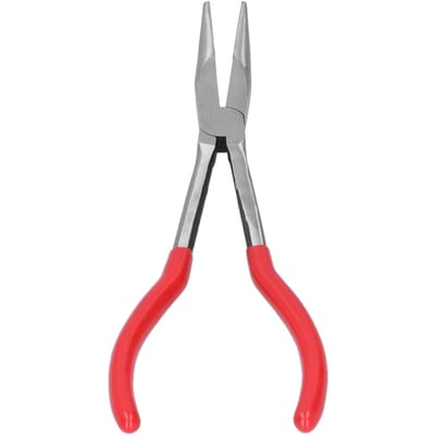 Oven Tangen Lange Neus Tangen Multifunctioneel Sieraden Maken Verwerkingsgereedschap(Rechte neustang gray
