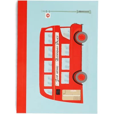 Kladblok a6 Rex London TfL Bus Impérial Londres