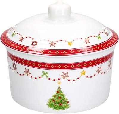 MamboCat Christmas Dream koekblik 960 ml porselein