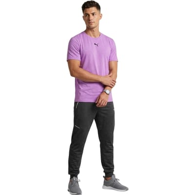 Puma Tad Performance-sport-T-shirt voor heren (Elektrisch Roze)