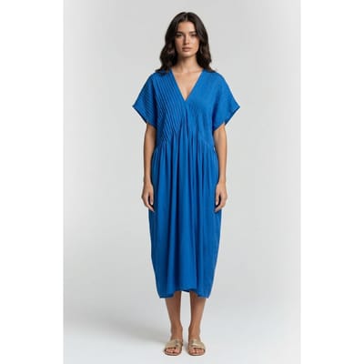 & Other Stories Milo Dress Blue Maat: XS | Midi Jurken Outlet | Dames | Blauw