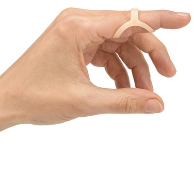 Medical Brace Ovale Vingerspalk - Ondersteuning van de vinger - Gebroken vingers - Maat 1