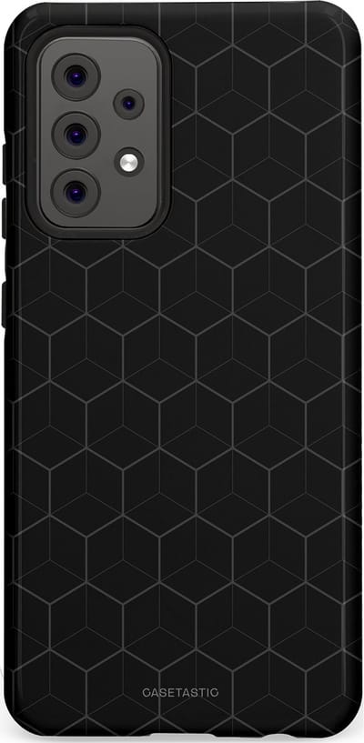 Casetastic Hoesje Geschikt voor Samsung A52 (4G/5G/s) - Stijlvolle Beschermende Duo-layer Case - Hexago