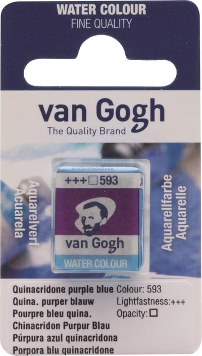 Aquarelverf - 593 Quinacridone Purper Blauw - van Gogh - Napje