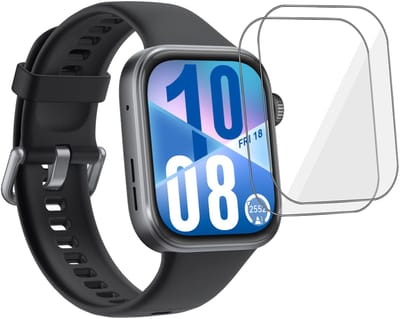2x Folie Screenprotector Geschikt voor Huawei Watch Fit 4 - Screenprotector - Beschermglas Folie