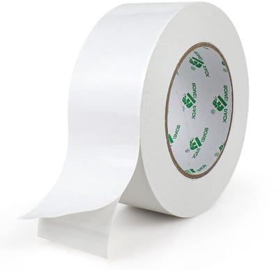 Extra sterke dubbelzijdige tapijt tape 50 mm x 20 m | Ideaal voor vloerbedekking, eenvoudig te verwijderen, geen resten achterlatend