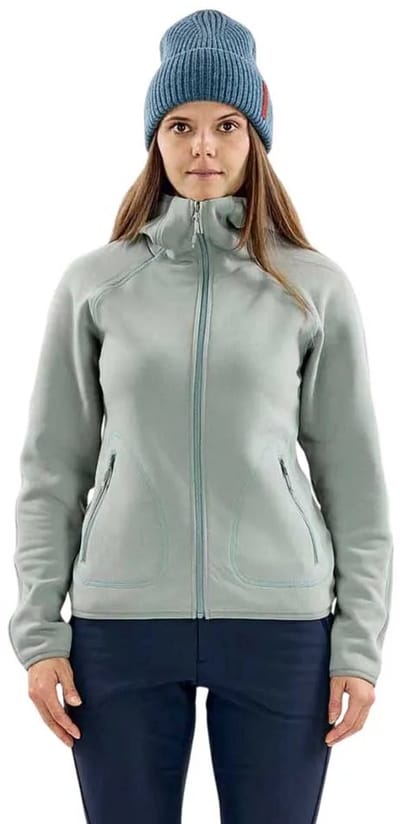 The Mountain Studio Tech Fleece Met Kap Groen,Grijs XS Vrouw