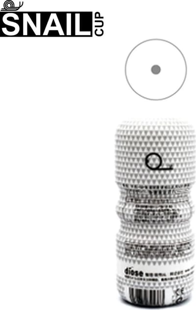 Snail masturbatie cup voor mannen anaal wit "Prickly Rose"