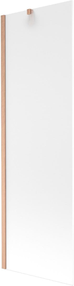 Mexen Next badwand scherm 1-vleugelig 60 x 150 , ijsglas, geborsteld koper - 895-060-000-00-30-65