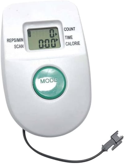 Roeitrainer Monitor - Fitness Display - Thuis Trainen - Universele Aansluiting - 16 x 10 x 5 cm - Wit