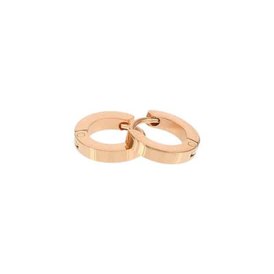 Kalli edelstalen Oorbel shiny 1898 Rose 10mm
