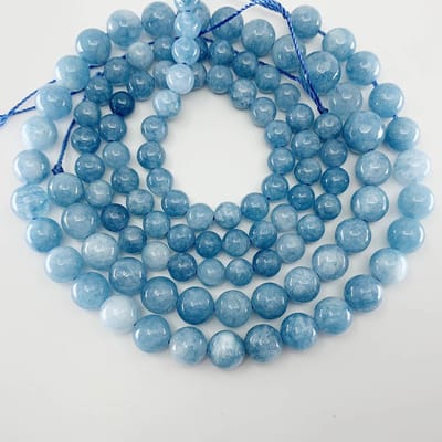 1 stuks Natuurlijke Hailanbao Losse Kralen Ronde Kralen, Armband Ketting Halfafgewerkte Kralen, Handgemaakte Diy Accessoire Materialen 8mm x 48pcs