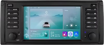 Autoradio met bluetooth - Carplay - Voor BMW 5 Series E39, X5 E53, M5 (1996-2003) - Geschikt voor Apple en Android - Stereo - Navigatie - Navigatiesysteem auto - 1GB 32GB