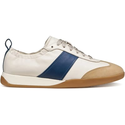 Geox Sneakers D Maryemy - Leren Lage sneakers - Beige - Maat 37