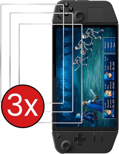 Screenprotector Geschikt voor Lenovo Legion Go Screenprotector Tempered Glass Screen Protector Gehard Glas - 3 PACK