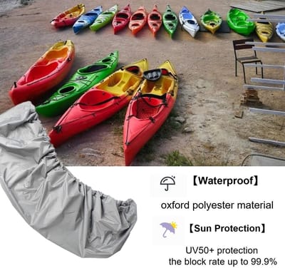 Dailygoods- Kajakcover Waterdicht - UV50+ Bescherming - Lichtgewicht - Duurzaam - Anti Aging - Geschikt voor Opslag - Kajakhoes