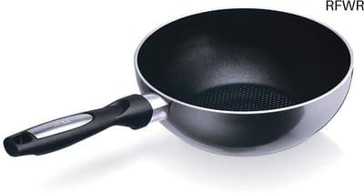 RFWR® Mini Wok Pan voor Inductie - 20 cm, Antraciet - Geschikt voor Vaatwasmachine