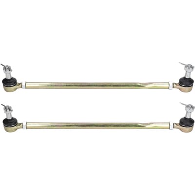 2 Sets Stuurstang met Kogelgewrichten Kit Vervanging voor Suzuki QUADSPORT 400 LT‑Z400 LT‑Z400Z 2003‑2004 beige