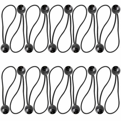 Dailygoods- Bungeekoorden Zware Kwaliteit - Verstelbare Bungee-Riemen - Dekzeil Bevestiging - Tentriemen - Tuinhuisjes - Weerbestendig Nylon - Bungee Straps