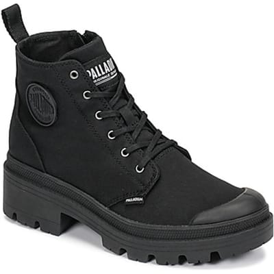 Palladium Pallabase Twill sneakers zwart - Maat 38