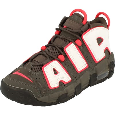 Nike Air More Uptempo Gs Basketbalschoenen Zwart