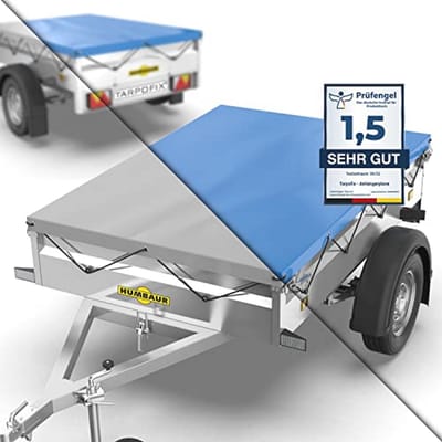 Duurzaam Trailer Dekzeil 211x116 cm - Waterdicht en Versterkt - Geschikt voor 750 kg Aanhangers