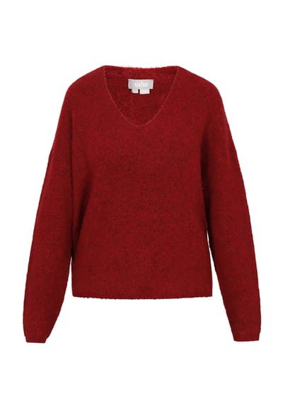 usha Jumper Dames wijnrood