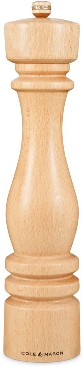 Cole & Mason London Zoutmolen - 30 cm - Naturel Beukenhout - XXL - Keramisch Maalwerk