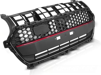 Grill SUZUKI SWIFT VI vanaf 2017 ZWART RODE LIJN SPORT STIJL