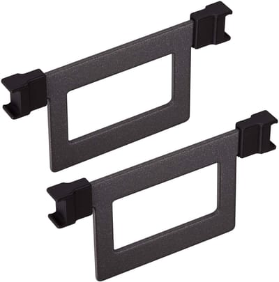 2 x Kesseböhmer Scheidingsbeugel anthraciet voor 15 cm voorraadlade ARENA Style