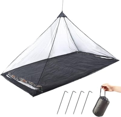 Lichte Camping Tent met Insectenwerend Net, Ideaal voor Buitenactiviteiten zoals Hiken, Tuinieren en Vissen, Afmetingen 220 x 120 x 100 cm