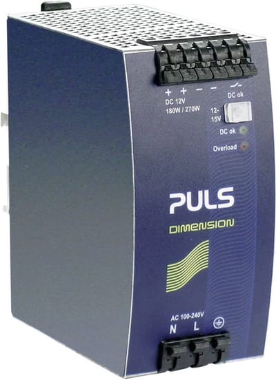 PULS QS10.121 DIN-rail netvoeding 12 V/DC 15 A 180 W Aantal uitgangen:1 x Inhoud 1 stuk(s)