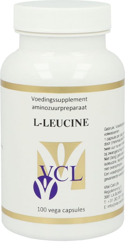 Vital Cell Life L-Leucine 400 mg Capsules 100 st