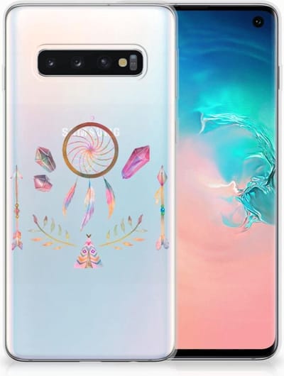 Samsung Galaxy S10 Telefoonhoesje met Naam Boho Dreamcatcher