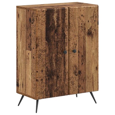 vidaXL - Badkamer - Opbergkast - BREDA - Oud - hout - 59,5 - x - 31 - x - 80 - cm